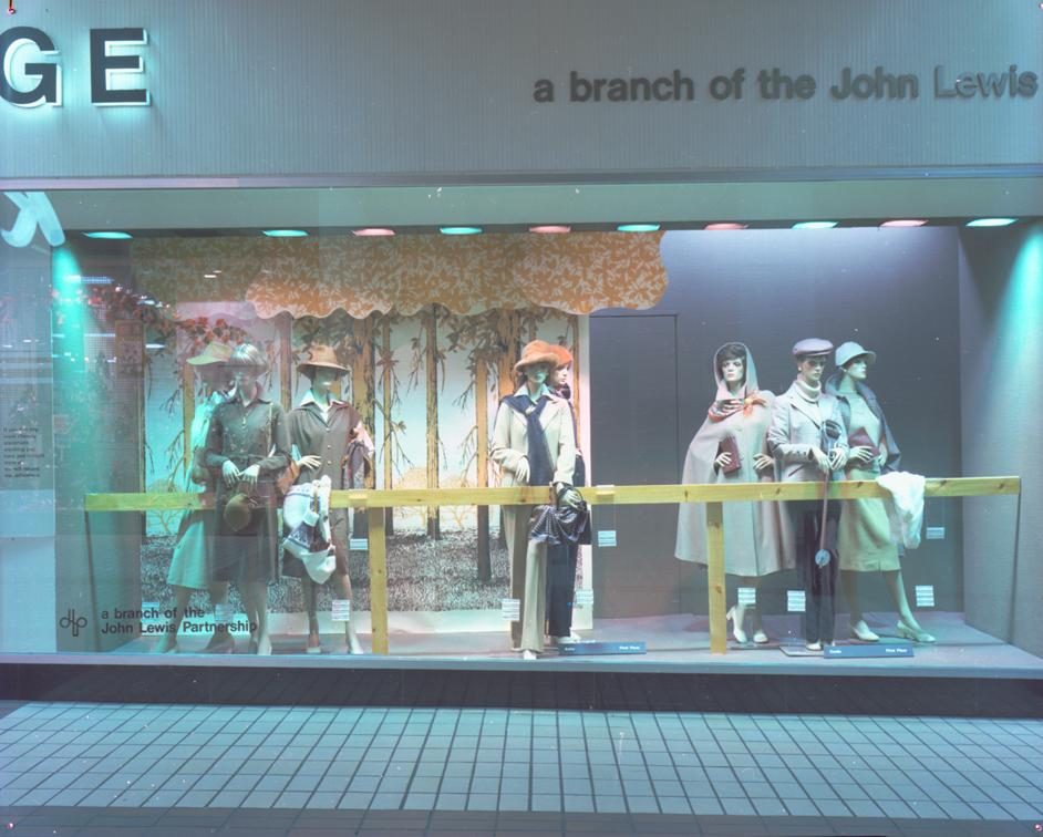A vibrant branded retail store display
