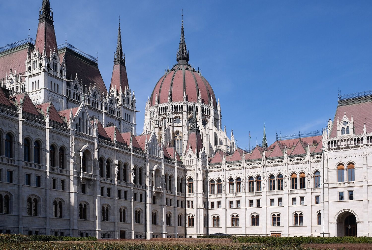 A national parliament building: governments set spending and taxation — fiscal policy — through the legislature