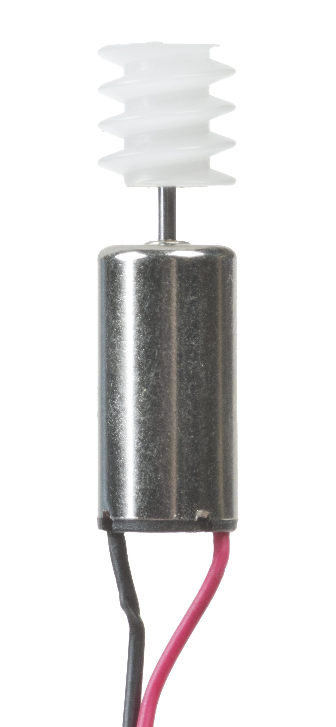 A small electric actuator motor that turns an electrical signal into movement