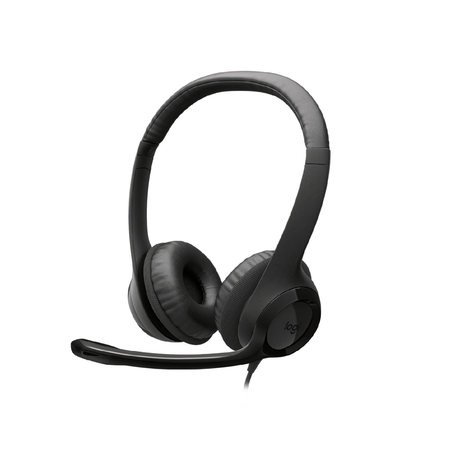 A pair of blue over-ear headphones